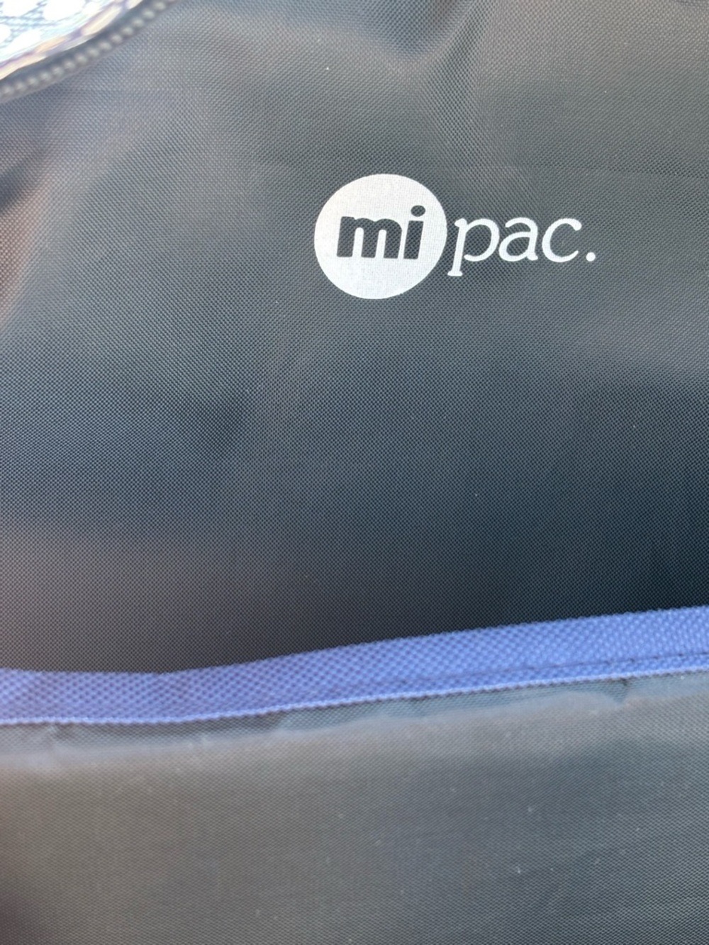 Mi-Pac Polka Dot Navy Backpack • Laptop Bag • Water-Resistant Travel • School - Picture 14 of 16